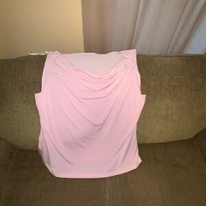 MKM Designs Soft Pink Cowl Neck Camisole